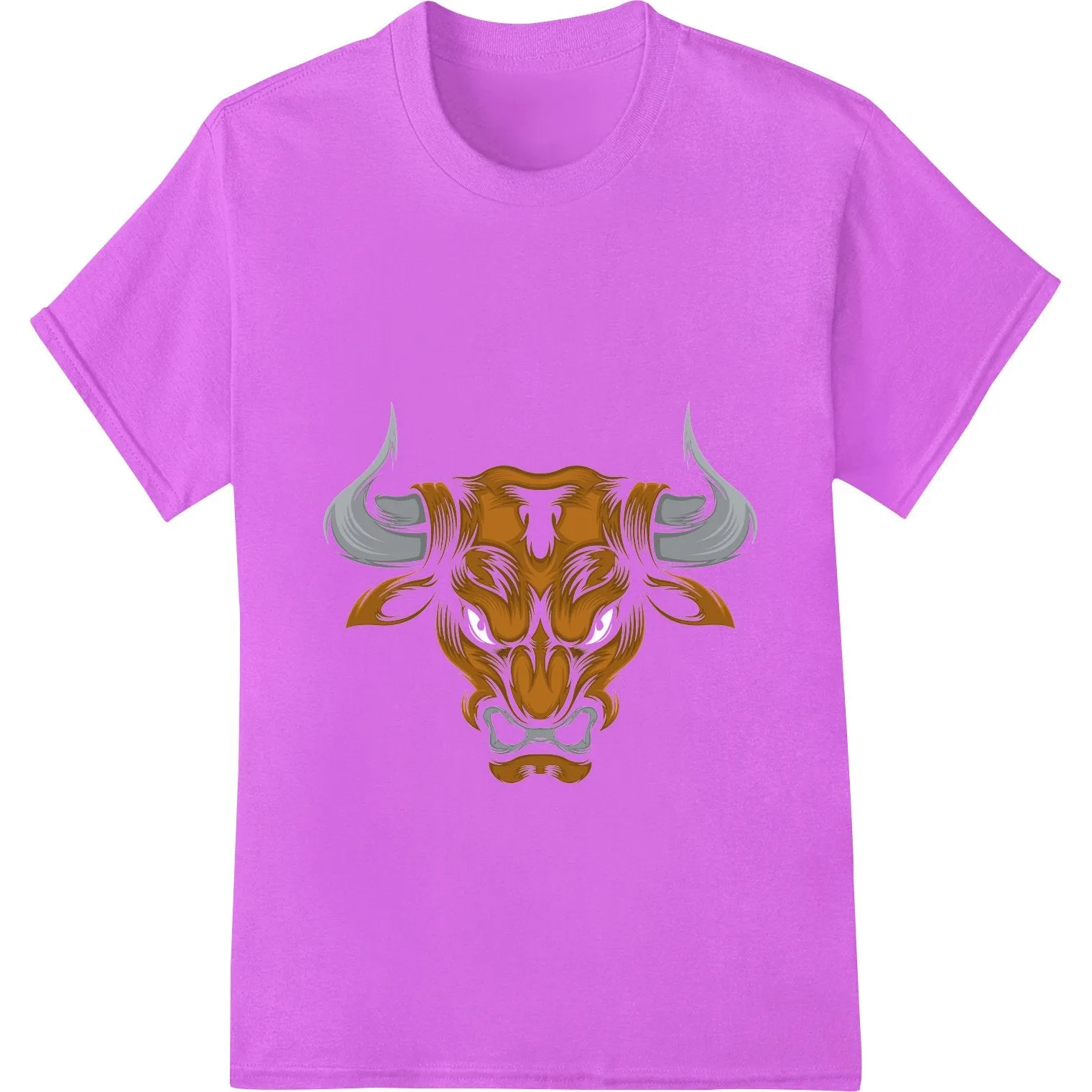 Abstract Bull Vector Illustration for DTF Heat Transfers