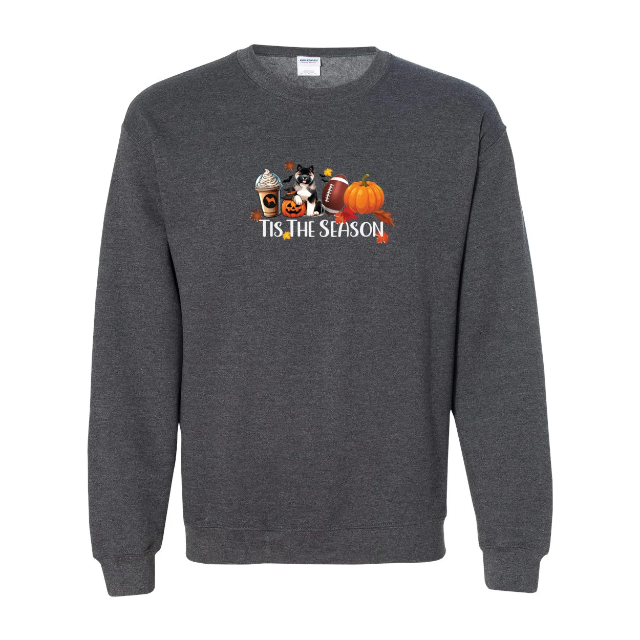 Akita Tis The Season Pumpkin Gildan Sweatshirt