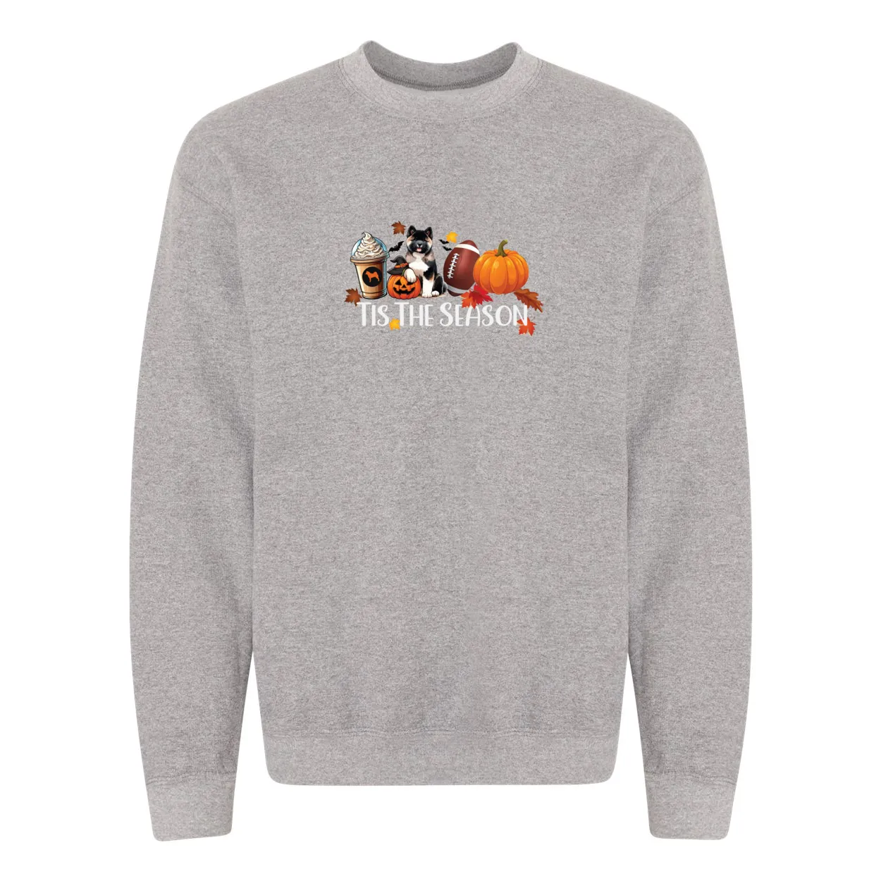 Akita Tis The Season Pumpkin Gildan Sweatshirt