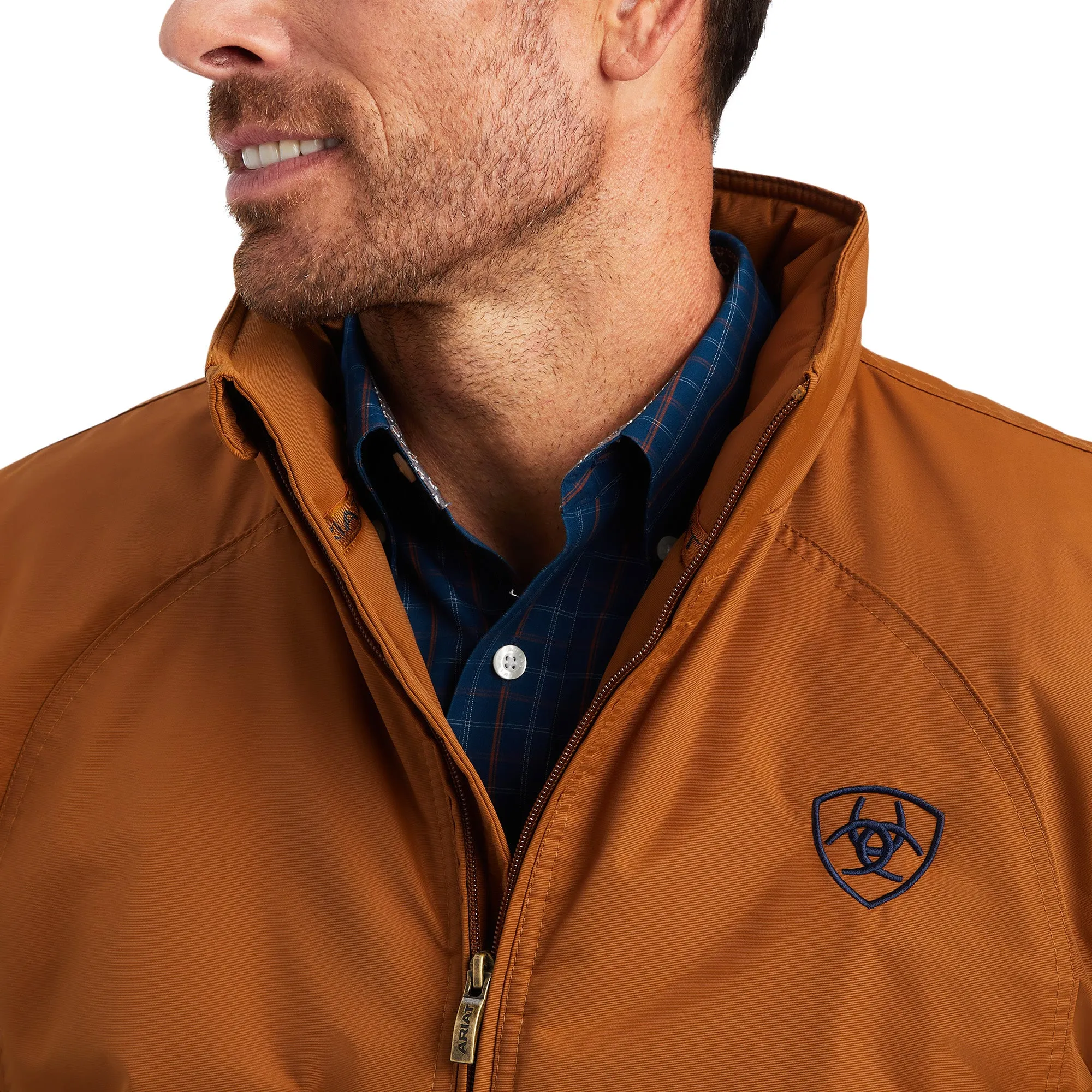 Ariat® Men's Chestnut Team Logo Insulated Concealed Carry Jacket 10041545