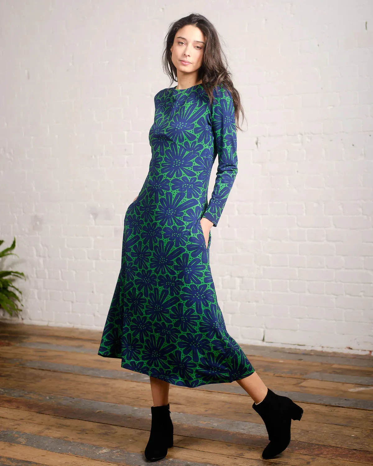 Ash Dress - Blue Floral