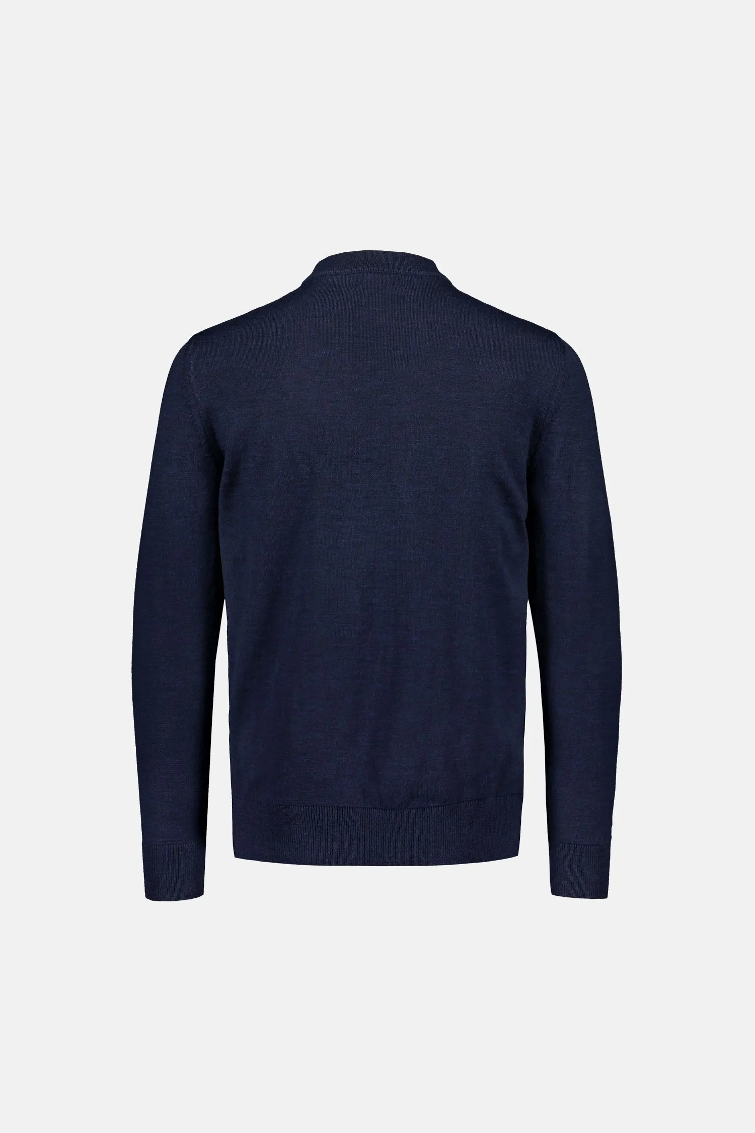 Daniel Extra Fine Merino Wool Pullover Blue