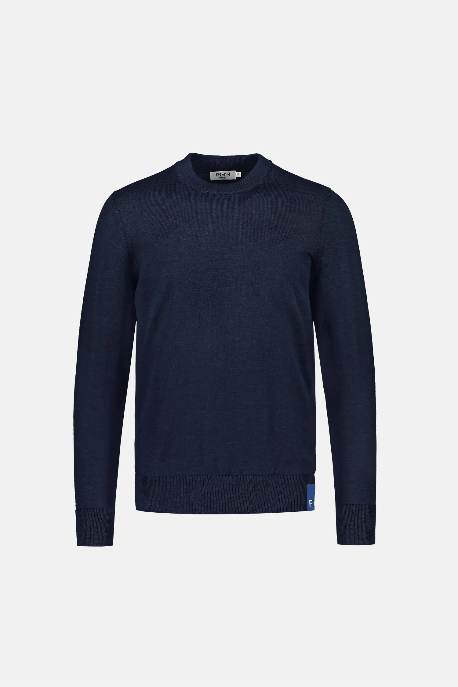 Daniel Extra Fine Merino Wool Pullover Blue