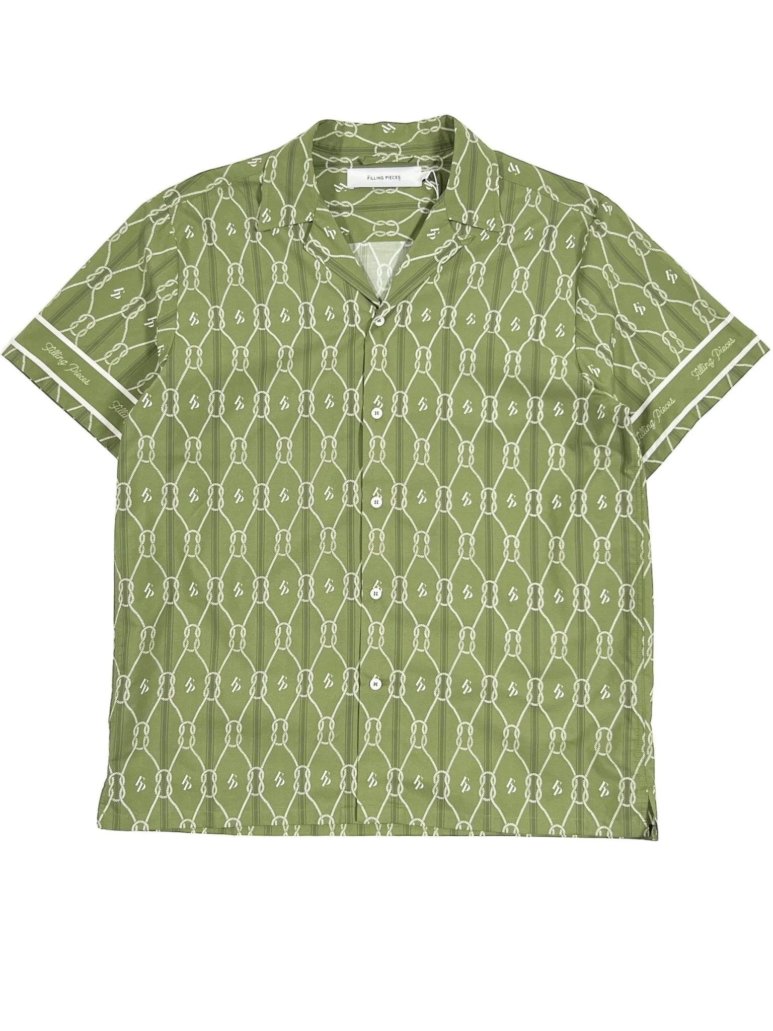 Filling Pieces Resort Monogram Shirt Olive