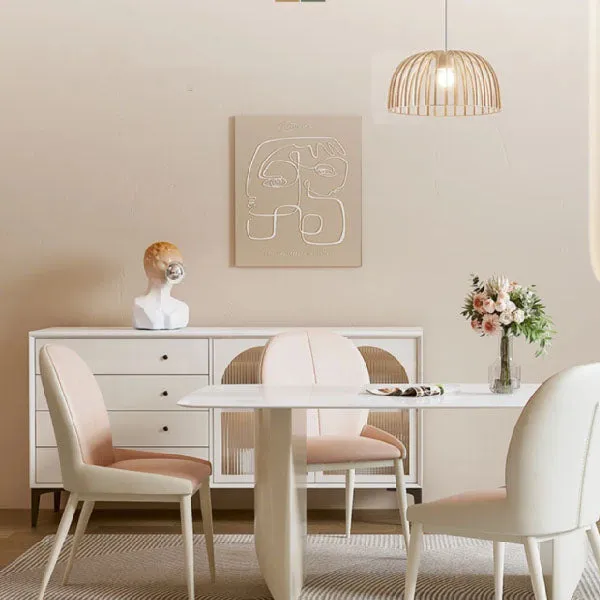 Fully Upholstered Indoor Furniture - Dining Set - Odina