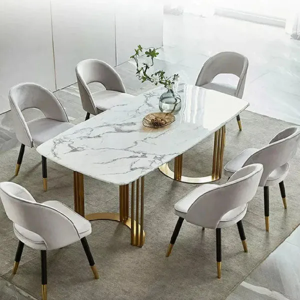 Fully Upholstered Indoor Furniture - Dining Set - Pascal