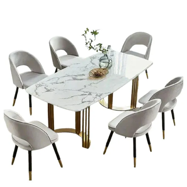 Fully Upholstered Indoor Furniture - Dining Set - Pascal