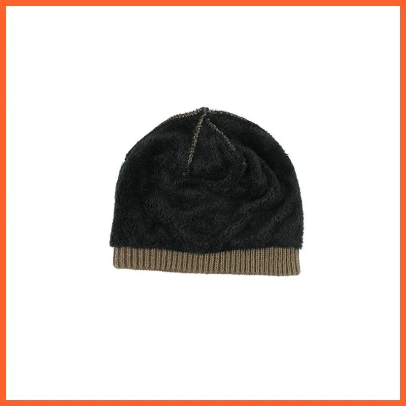 Geometric Skullies Beanies Winter Knitted Hat | Balaclava Beanie Scarf Men Winter Hats Mask Brand Caps