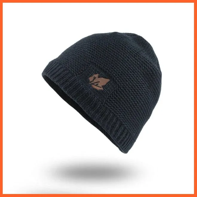 Geometric Skullies Beanies Winter Knitted Hat | Balaclava Beanie Scarf Men Winter Hats Mask Brand Caps