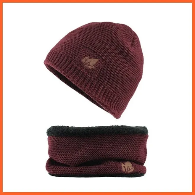 Geometric Skullies Beanies Winter Knitted Hat | Balaclava Beanie Scarf Men Winter Hats Mask Brand Caps