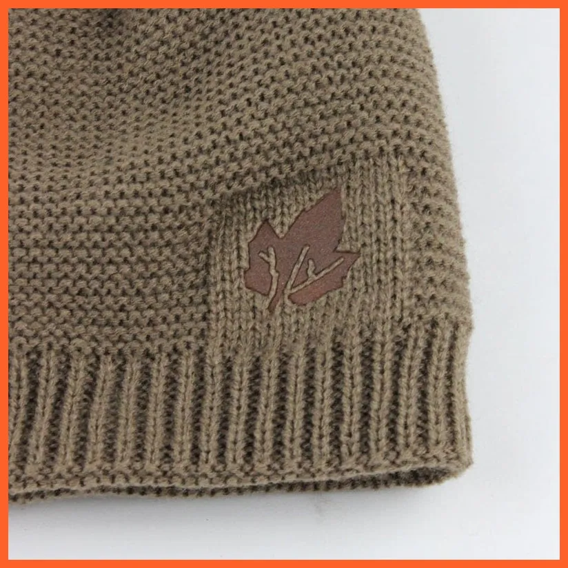 Geometric Skullies Beanies Winter Knitted Hat | Balaclava Beanie Scarf Men Winter Hats Mask Brand Caps