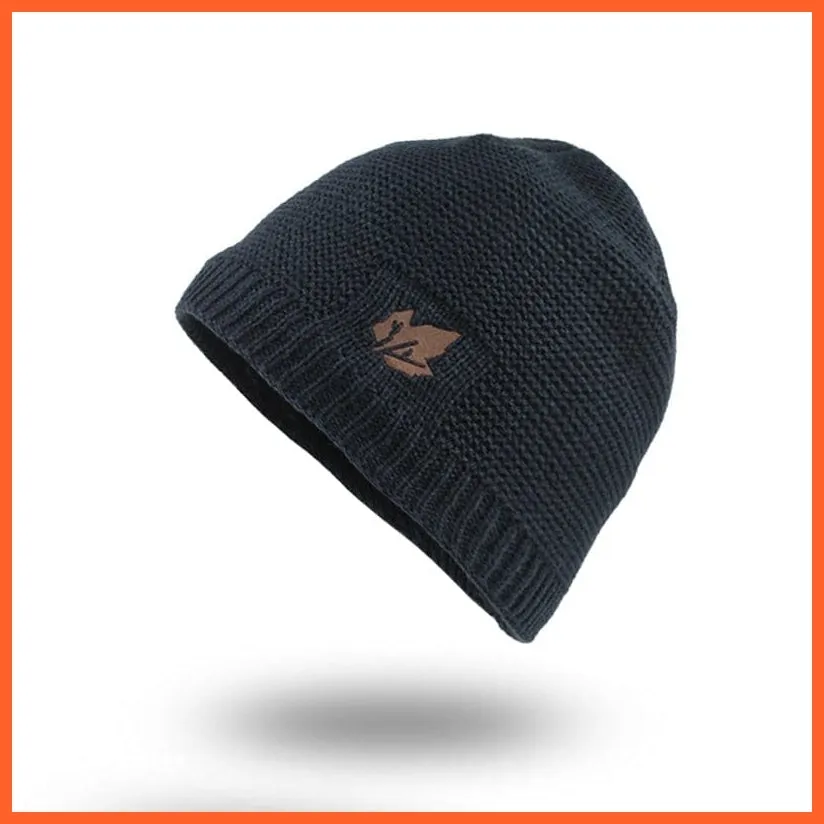 Geometric Skullies Beanies Winter Knitted Hat | Balaclava Beanie Scarf Men Winter Hats Mask Brand Caps