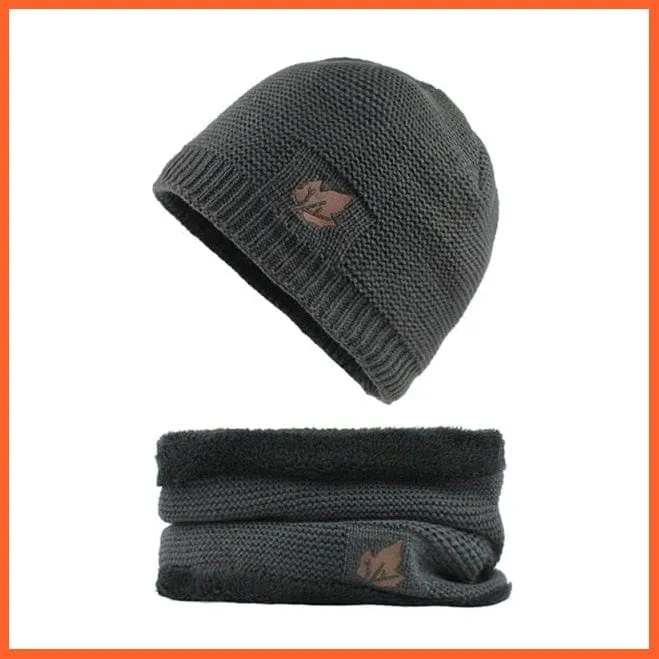 Geometric Skullies Beanies Winter Knitted Hat | Balaclava Beanie Scarf Men Winter Hats Mask Brand Caps