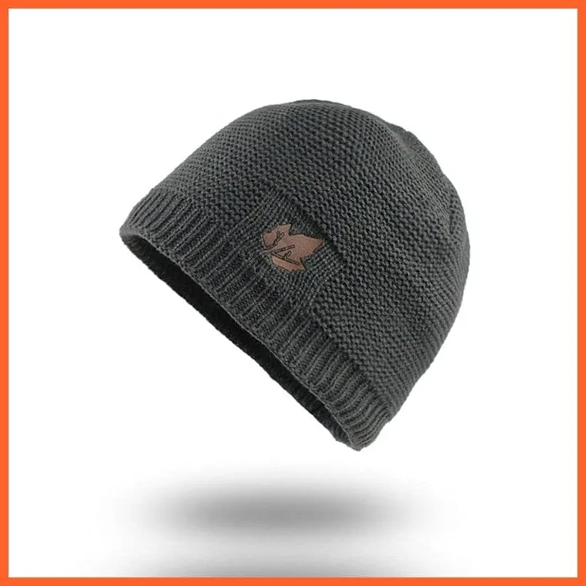 Geometric Skullies Beanies Winter Knitted Hat | Balaclava Beanie Scarf Men Winter Hats Mask Brand Caps