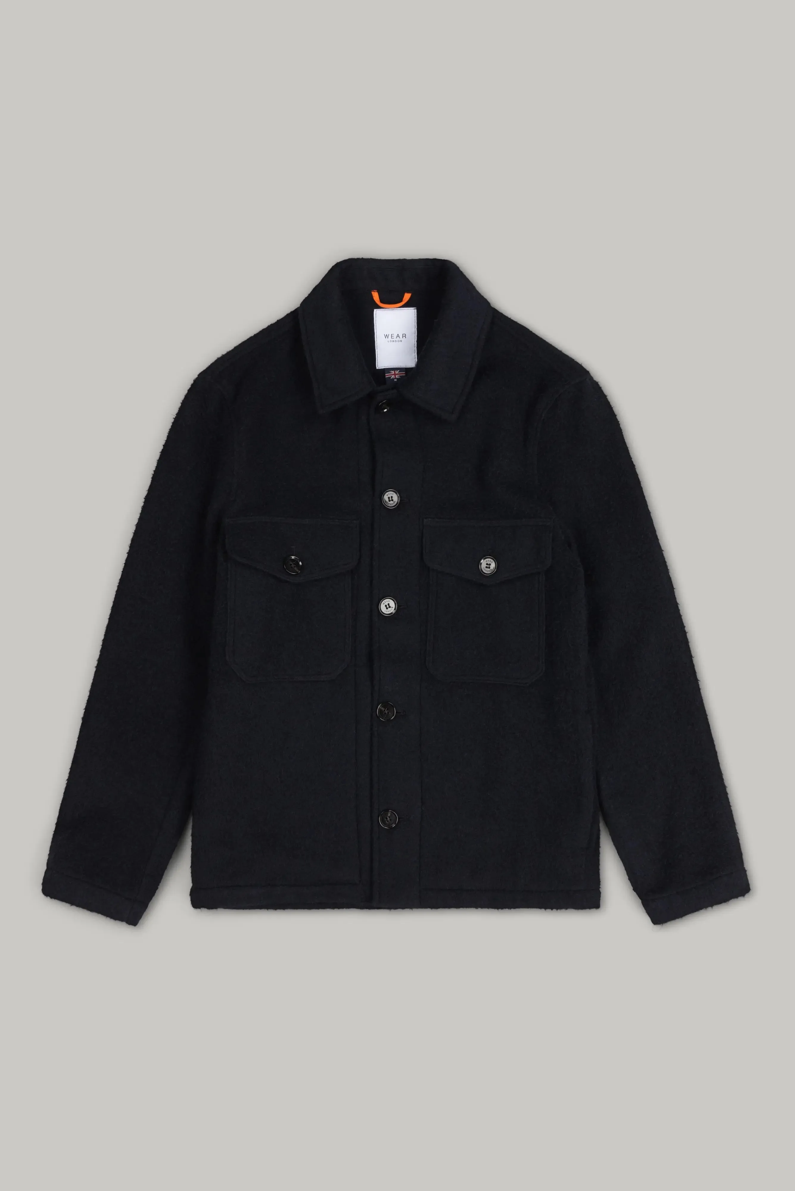 Goring Wool Jacket - Navy Casentino