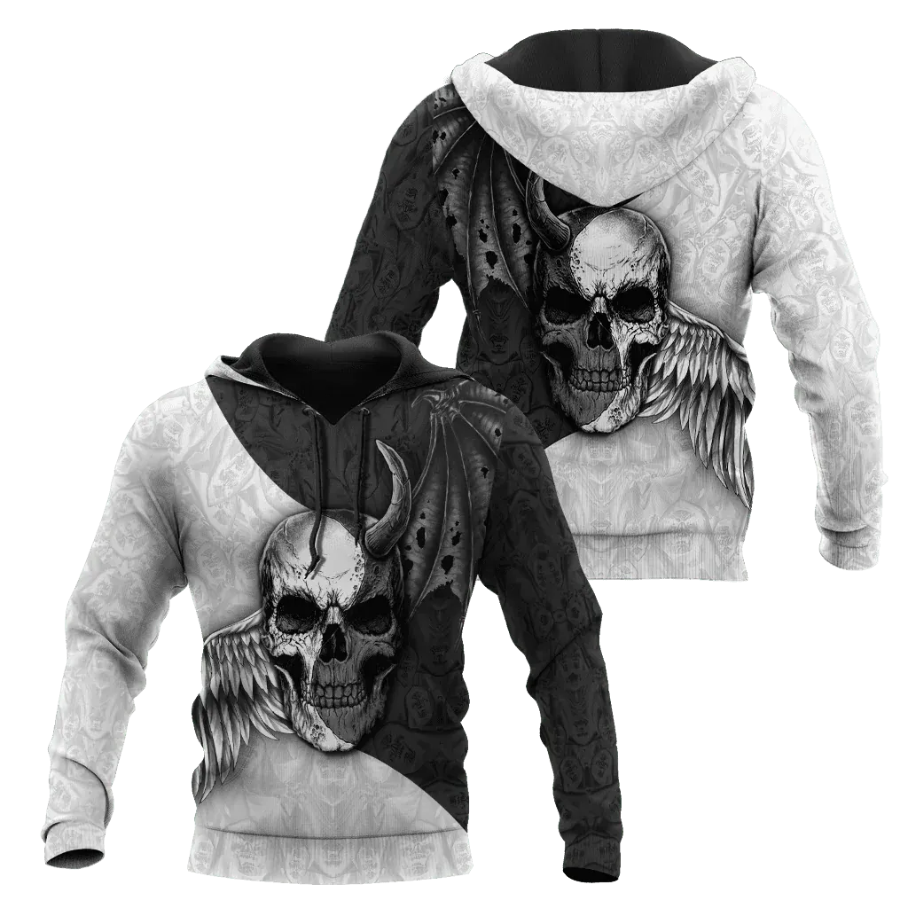 Hell Man Skull Unisex Hoodie, Skull Hoodies 3D Clothing