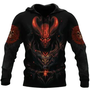 Hell Man Skull Unisex Hoodie, Skull Hoodies 3D Clothing
