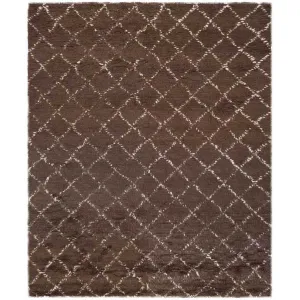 Kenya Diamond Dark Gray/Ivory Area Rug