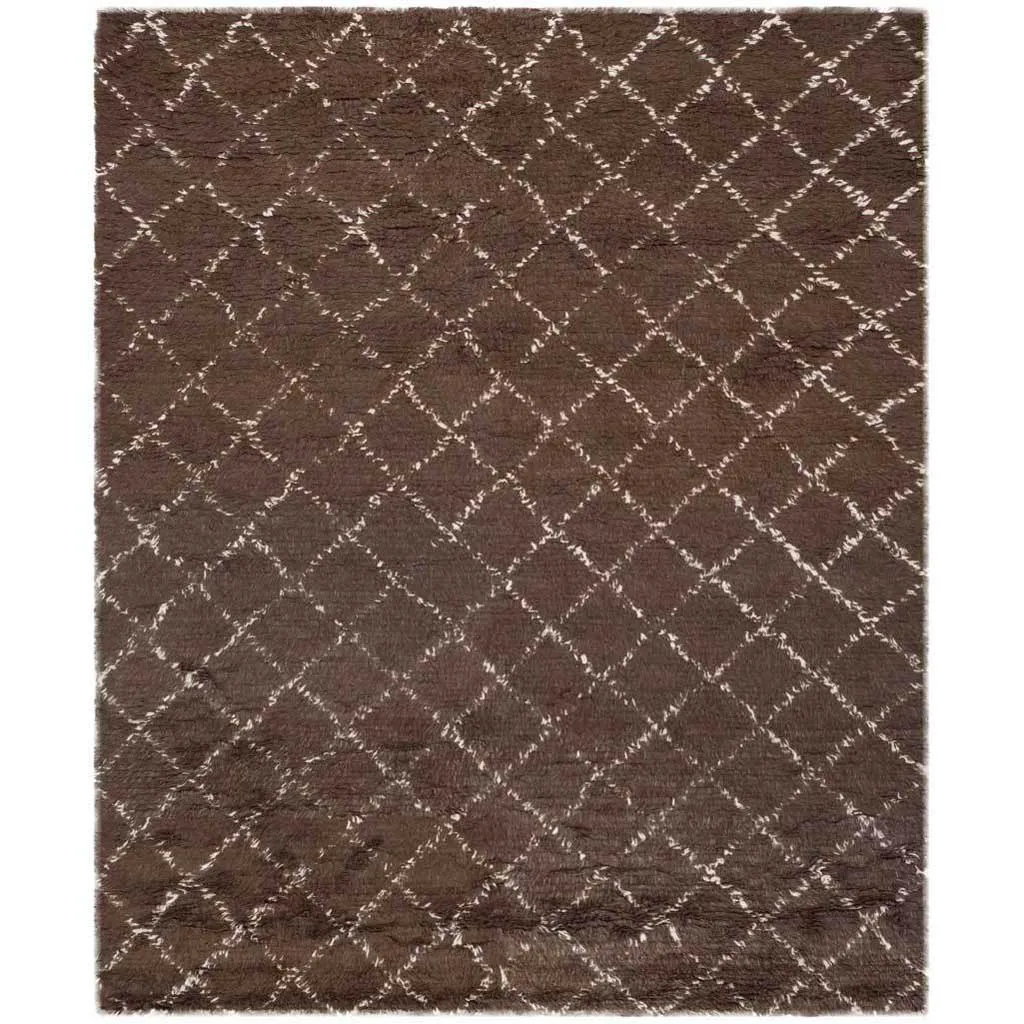 Kenya Diamond Dark Gray/Ivory Area Rug