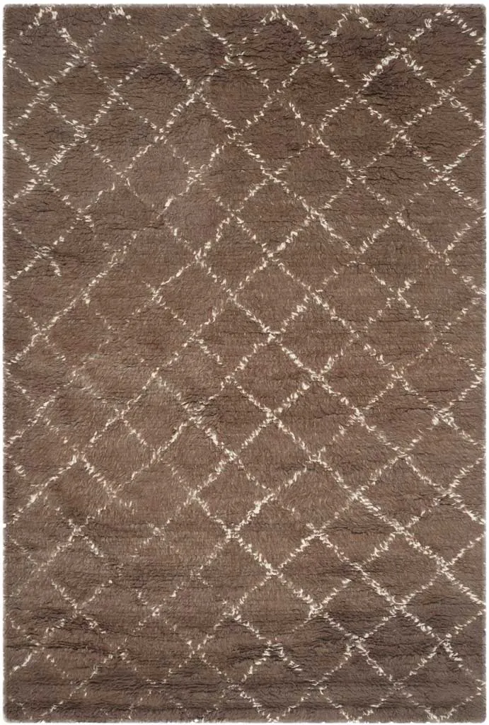 Kenya Diamond Dark Gray/Ivory Area Rug