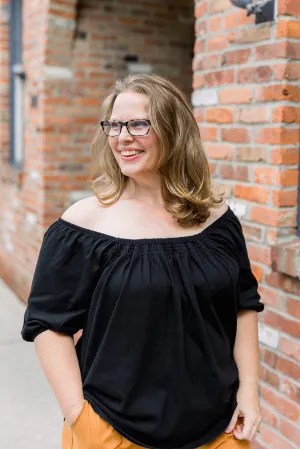 Knit Square Neck Top