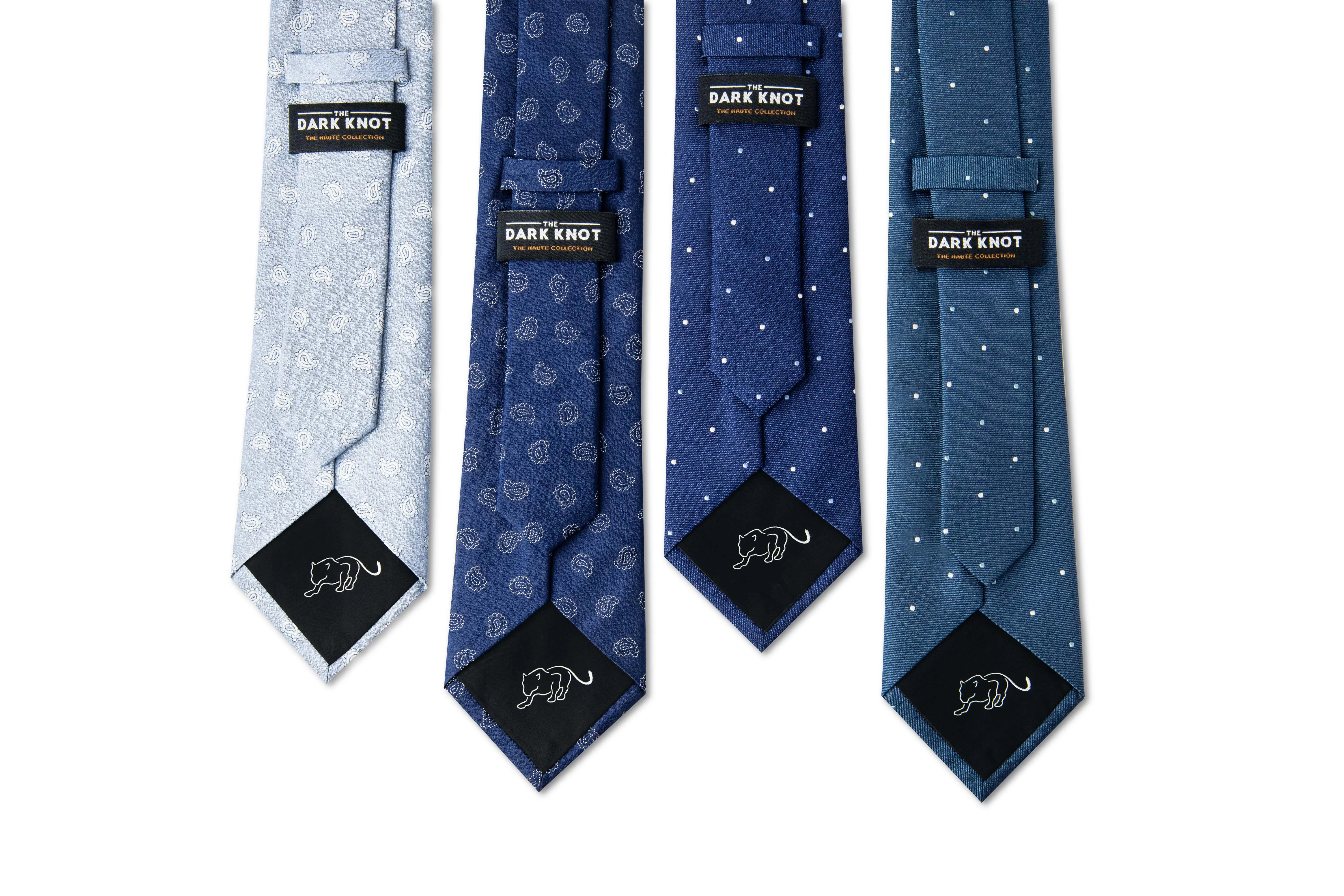 Lake Luzerne Polka Dot Silk Tie, Turquoise / White / Light Blue