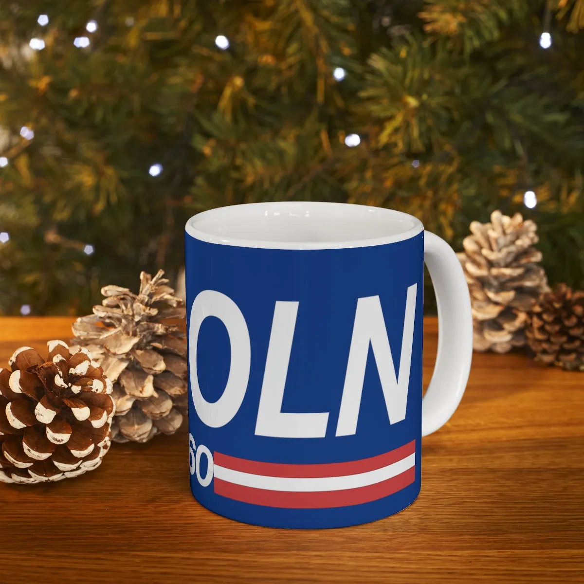 Lincoln 1860 Ceramic Mug 11oz