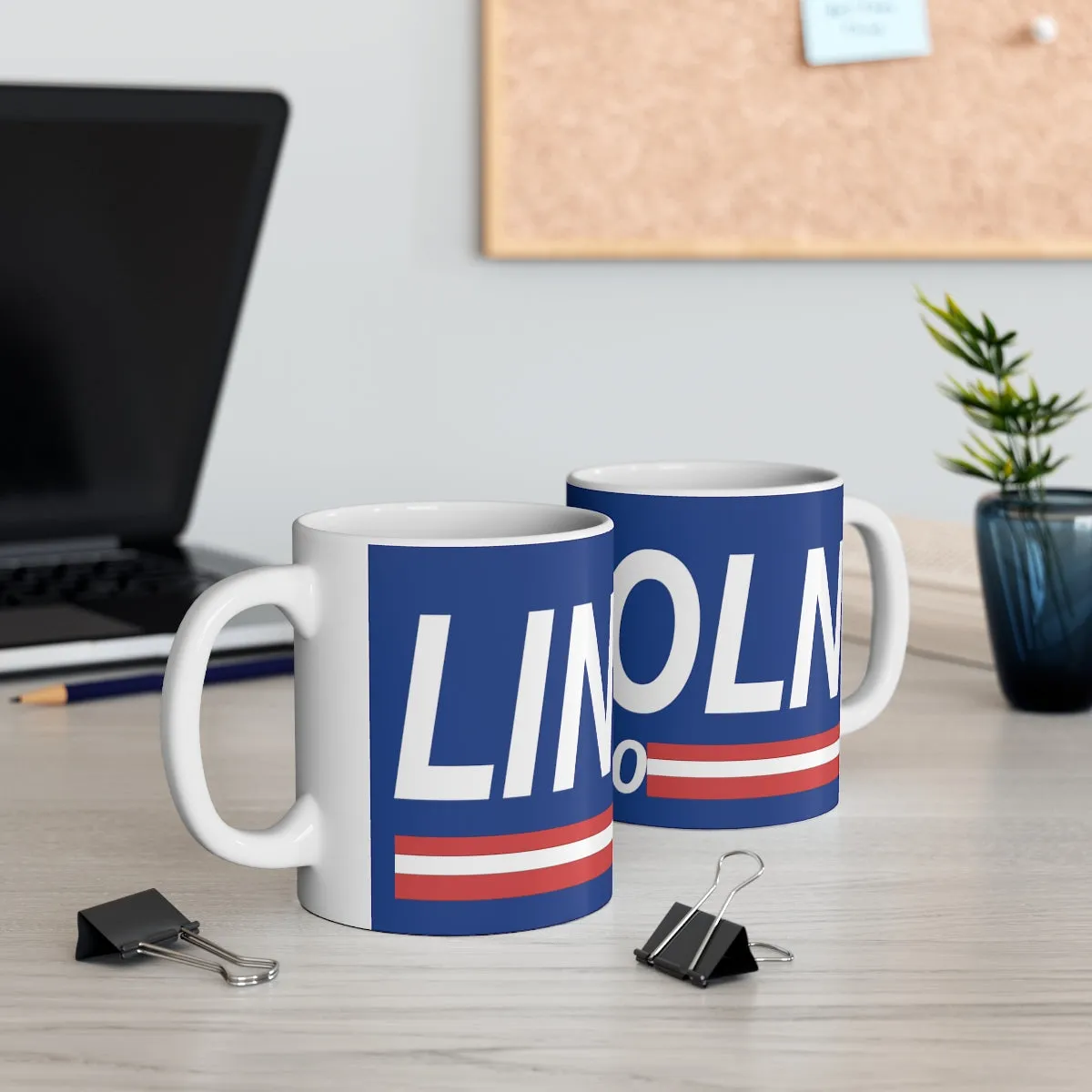 Lincoln 1860 Ceramic Mug 11oz