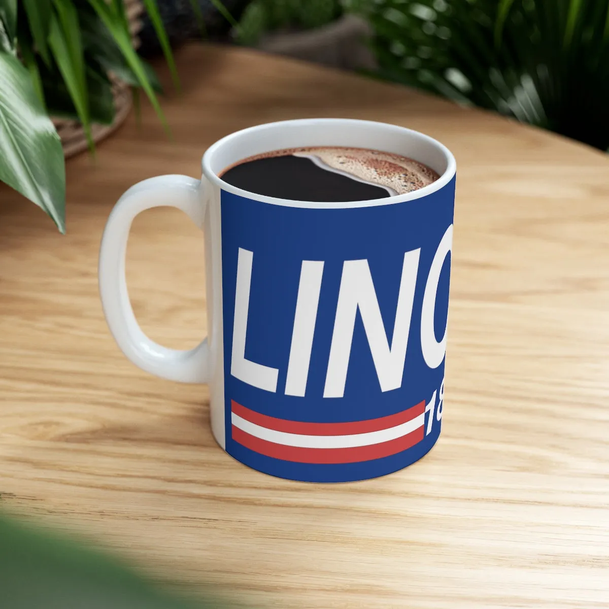 Lincoln 1860 Ceramic Mug 11oz