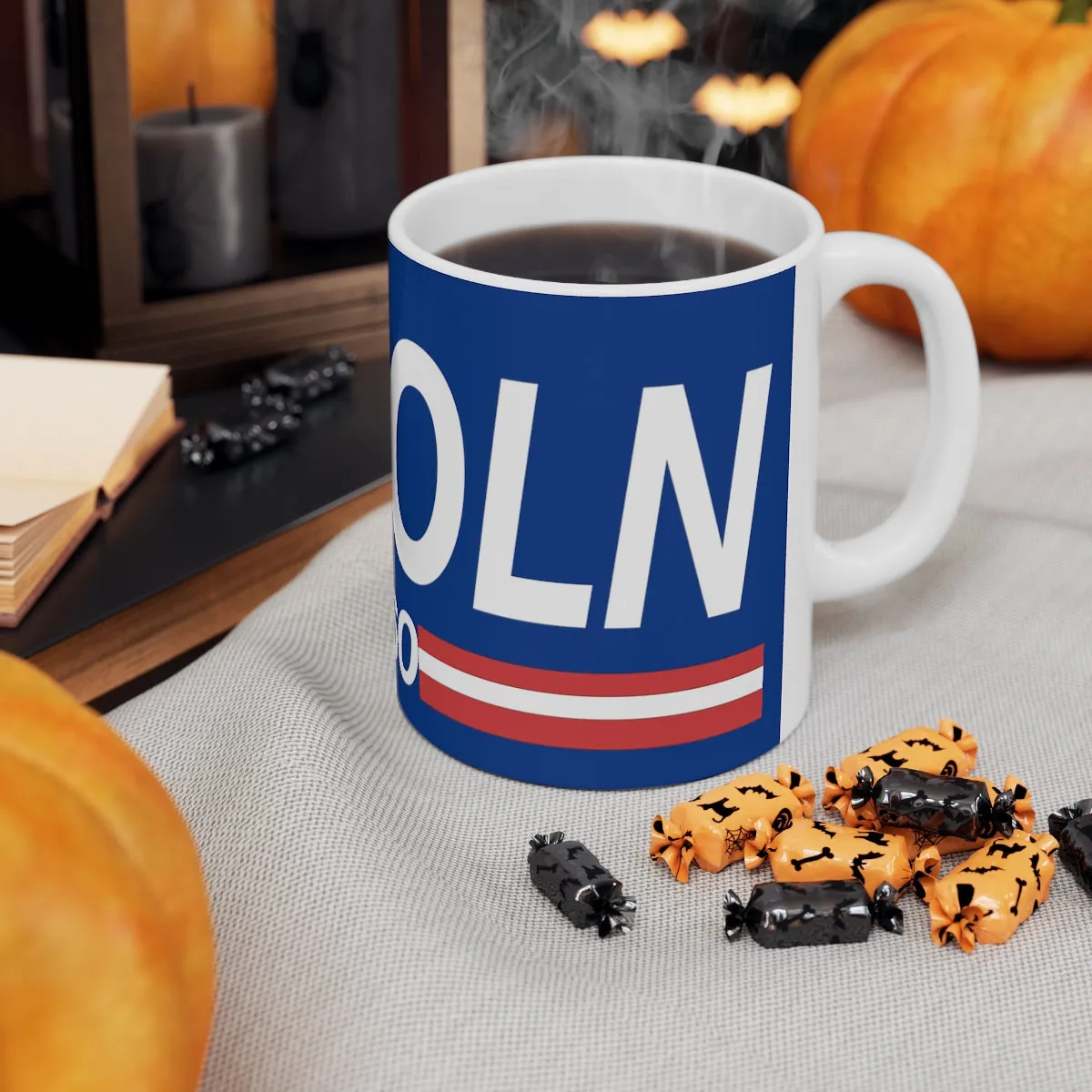 Lincoln 1860 Ceramic Mug 11oz