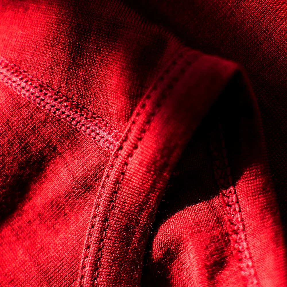 Mens Merino 150 Short Sleeve Crew (Red)