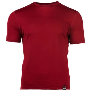 Mens Merino 150 Short Sleeve Crew (Red)