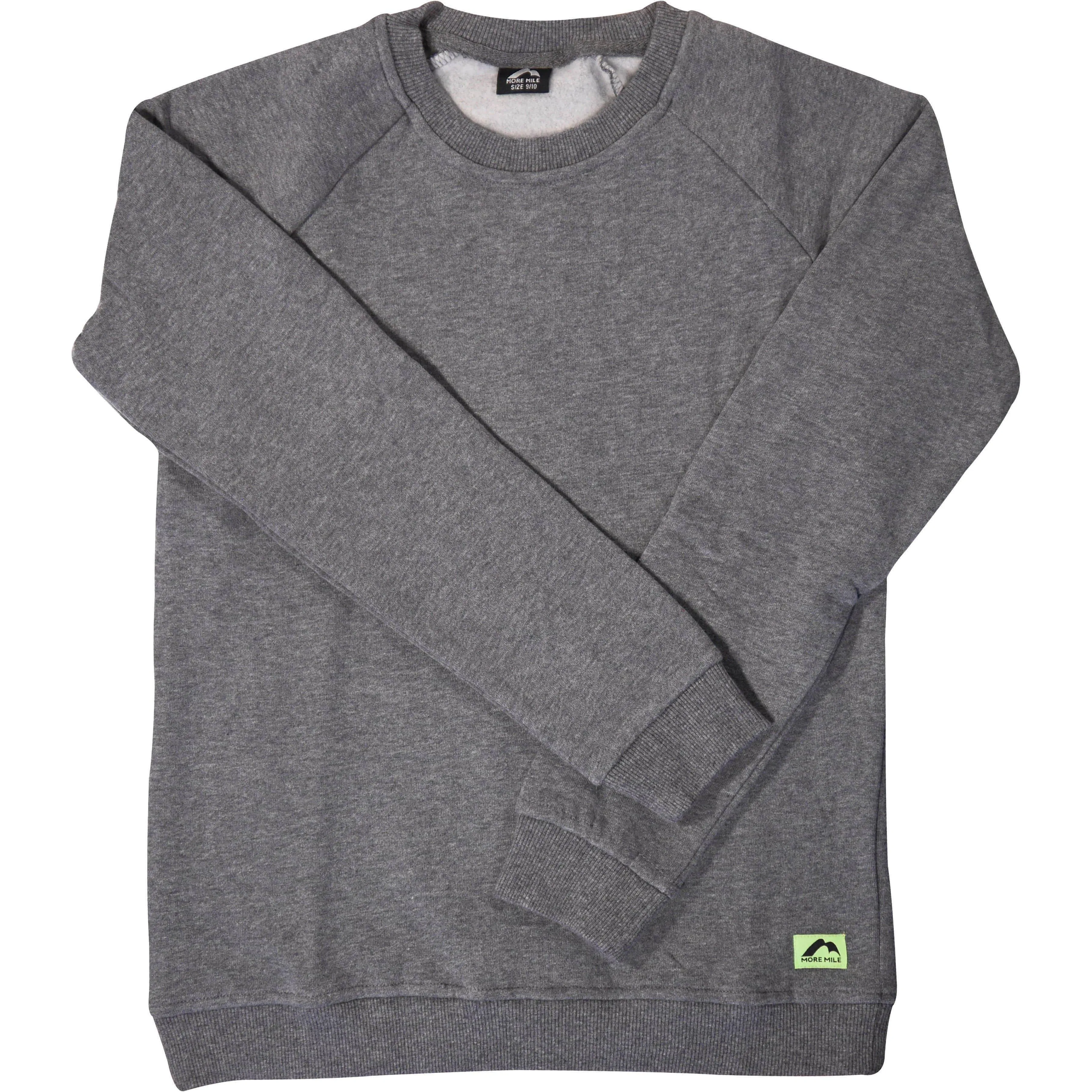 More Mile Boys Fleece Sweatshirt - Grey
