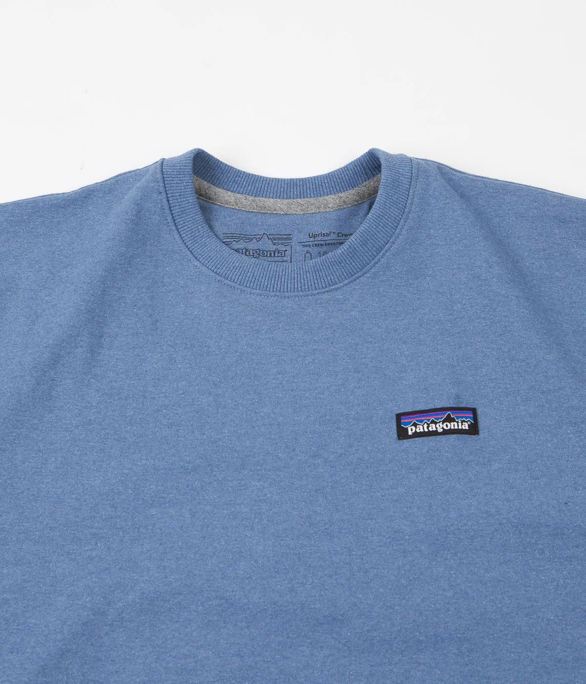 Patagonia P-6 Label Uprisal Crewneck Sweatshirt - Woolly Blue