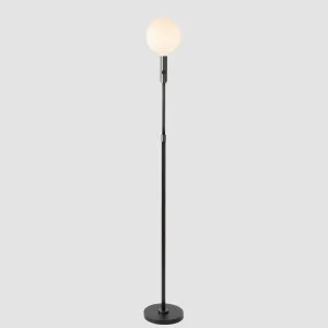 Poise Adjustable Floor Lamp in Graphite   Sphere V