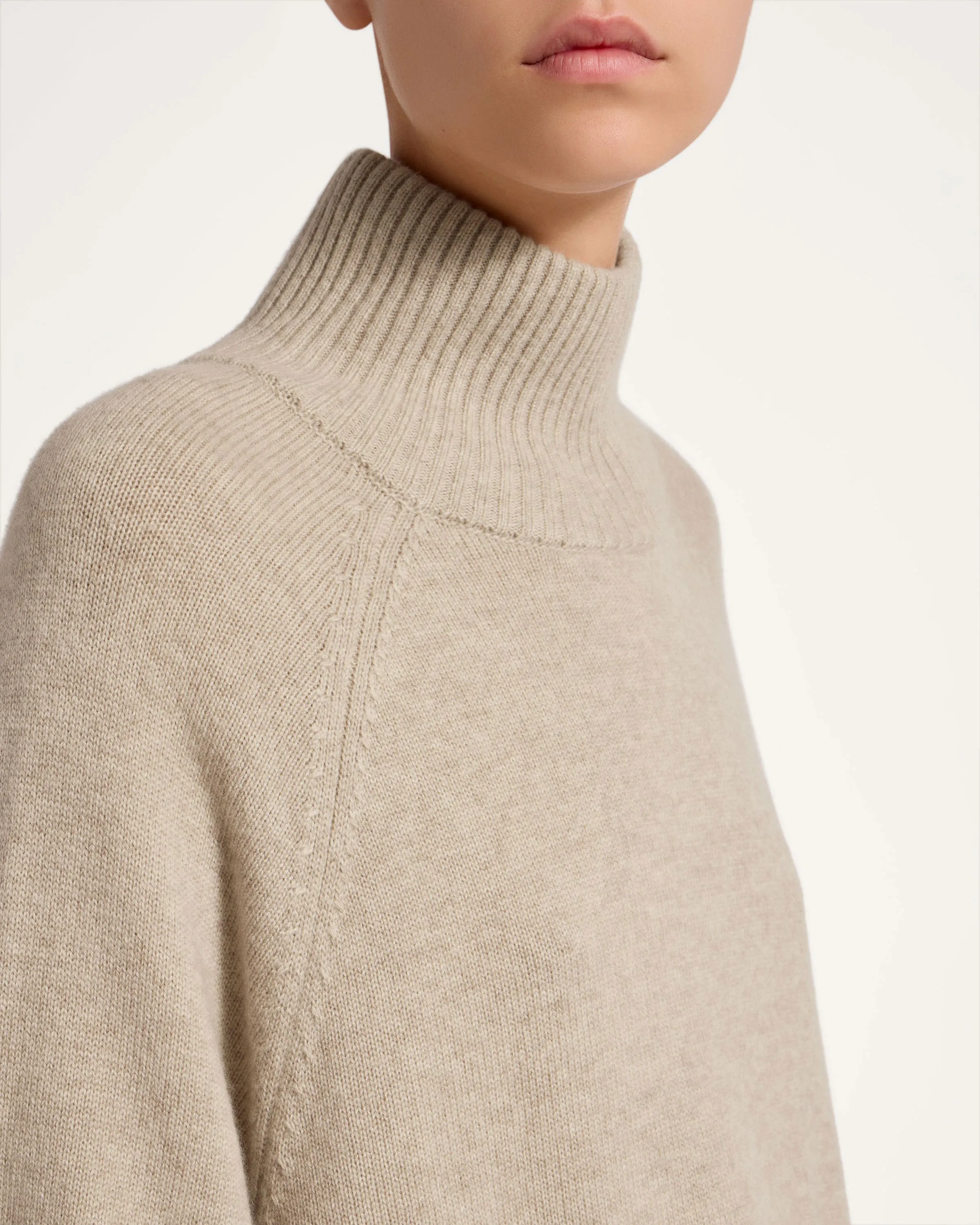 Shuna Cashmere Wool Pullover - Millet