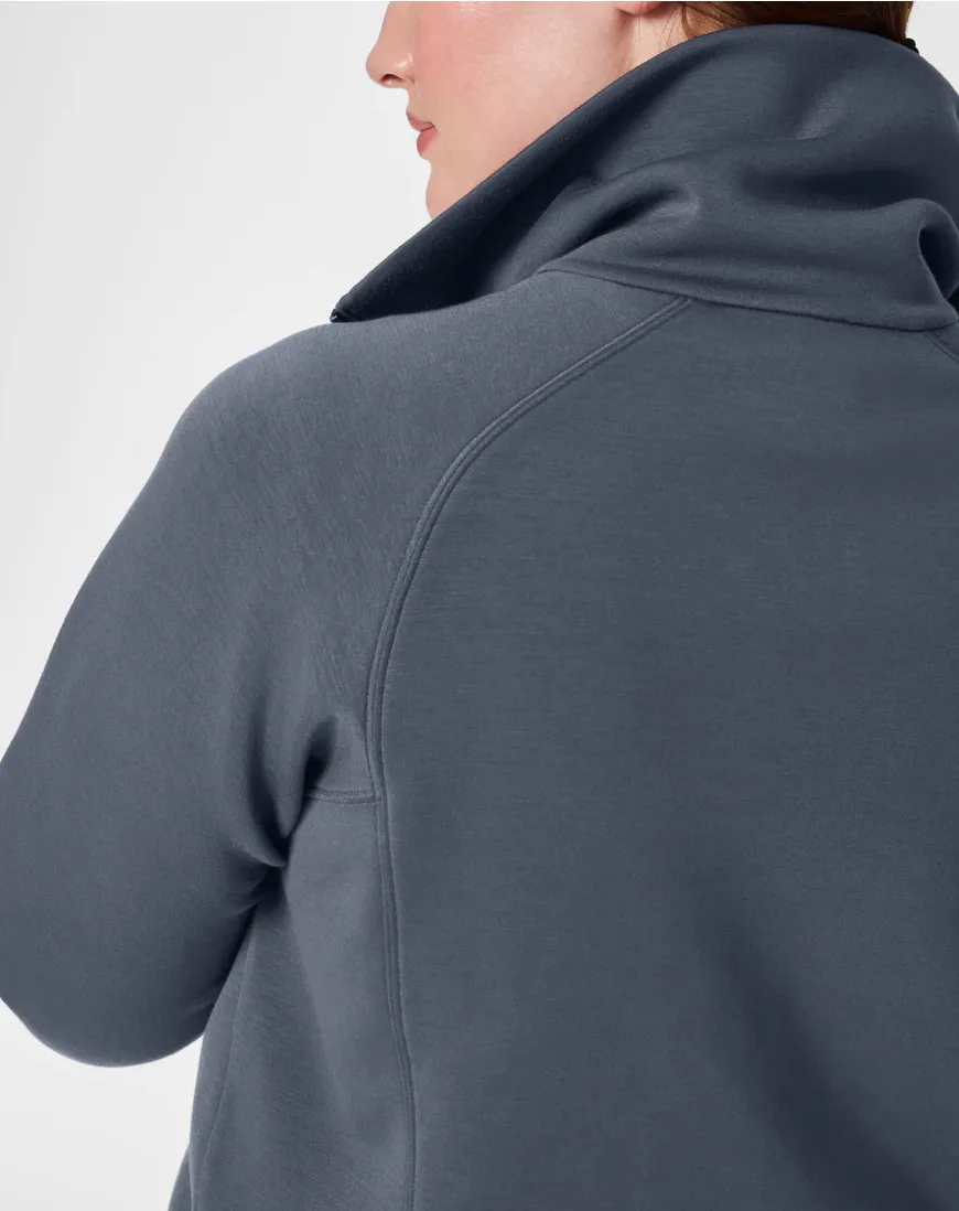Spanx Airessential 1/2 Zip Dark Storm