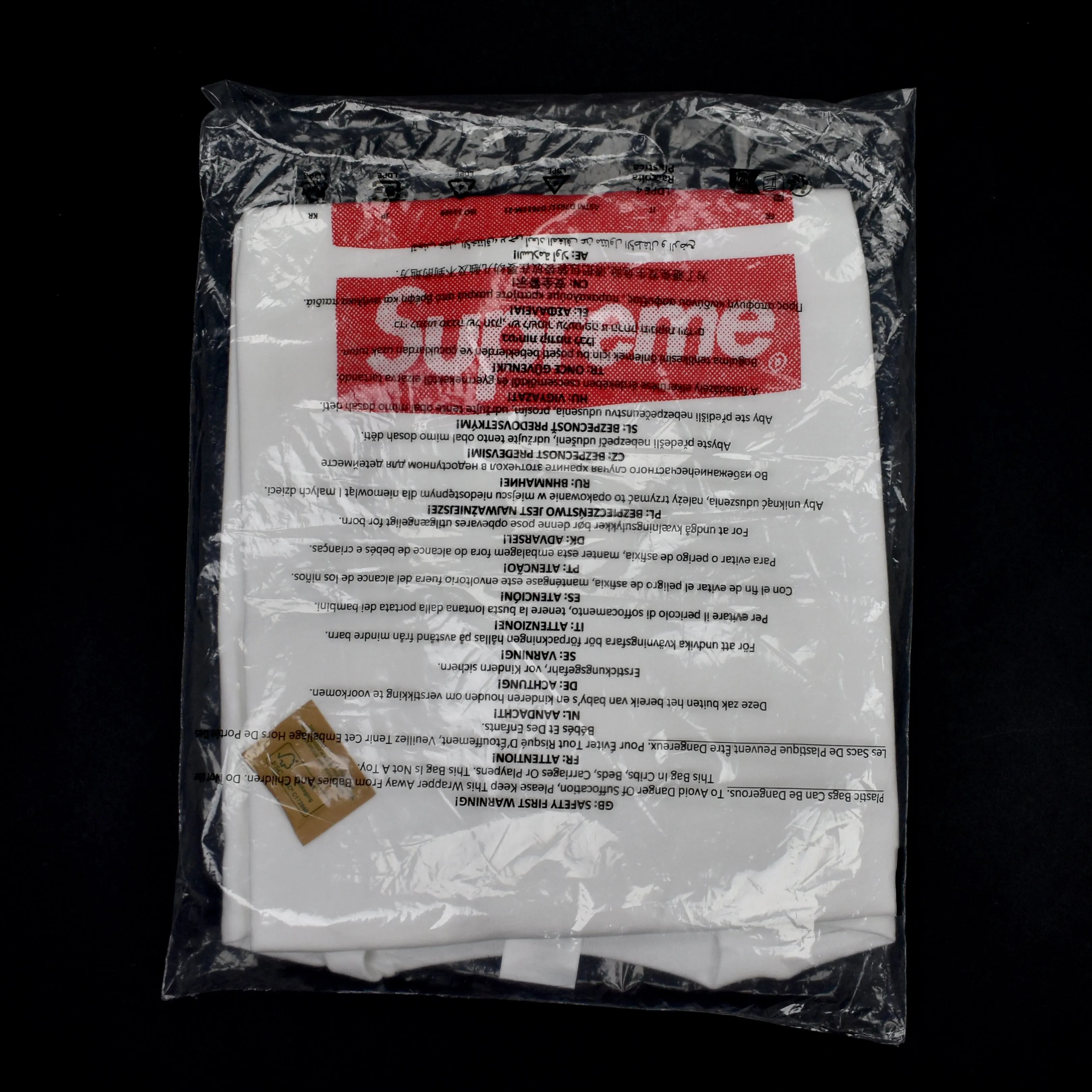 Supreme x The North Face - Back Logo Print T-Shirt (White)