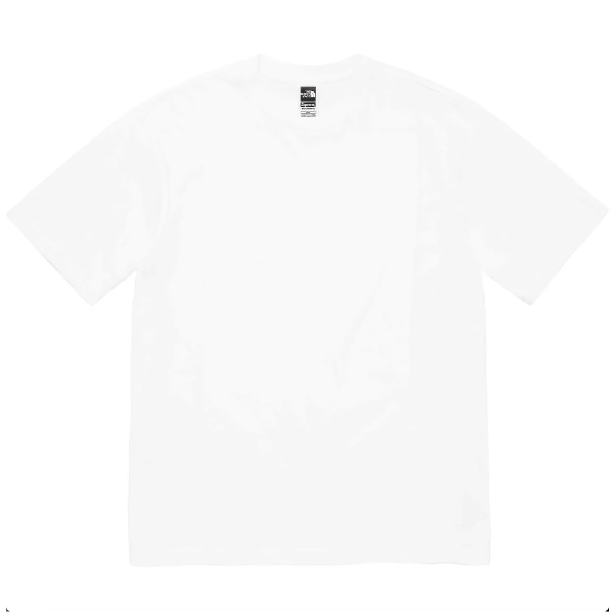 Supreme x The North Face - Back Logo Print T-Shirt (White)
