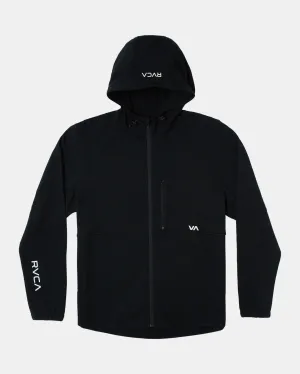 Tech Zip-Up Fleece Hoodie II - Black