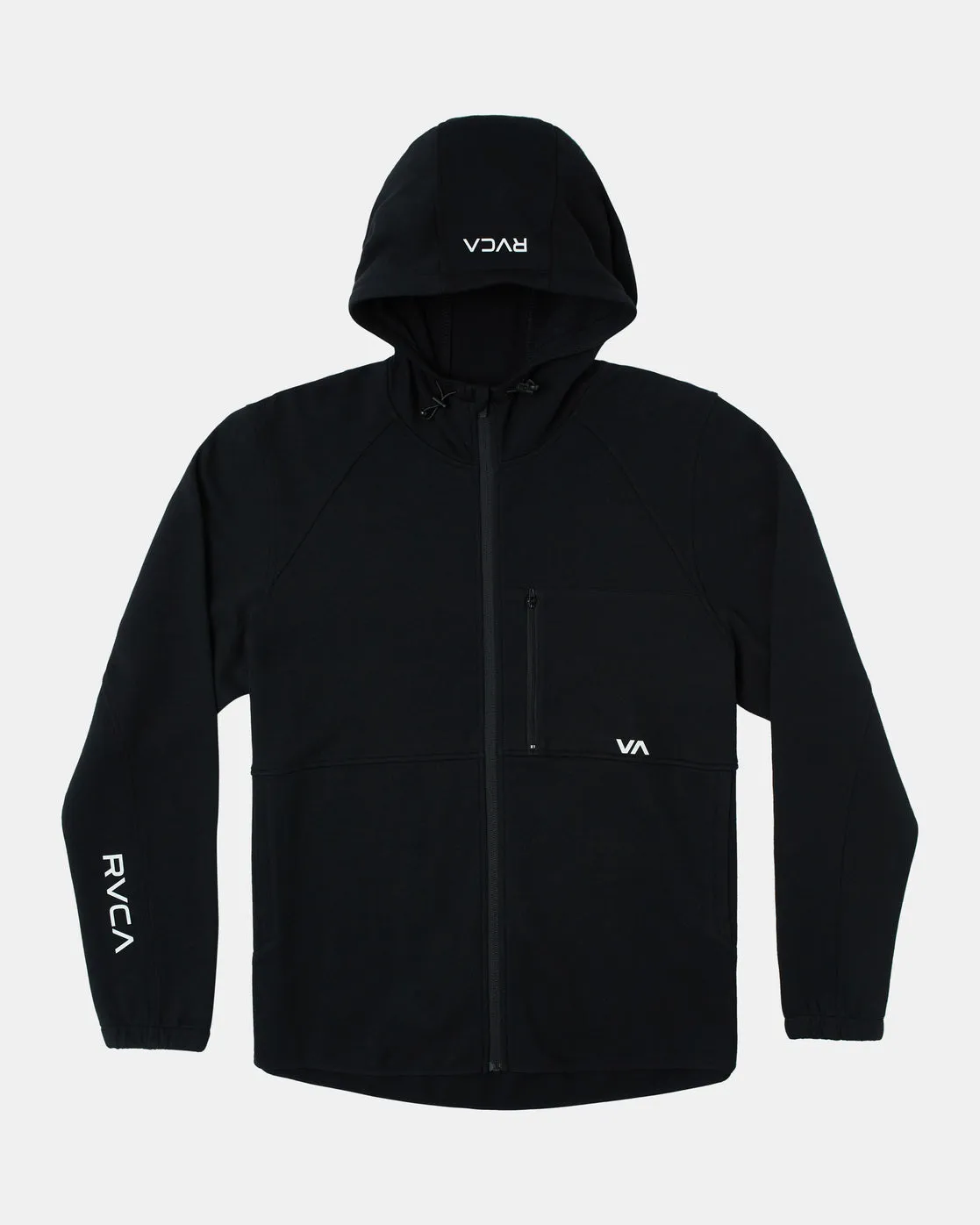 Tech Zip-Up Fleece Hoodie II - Black