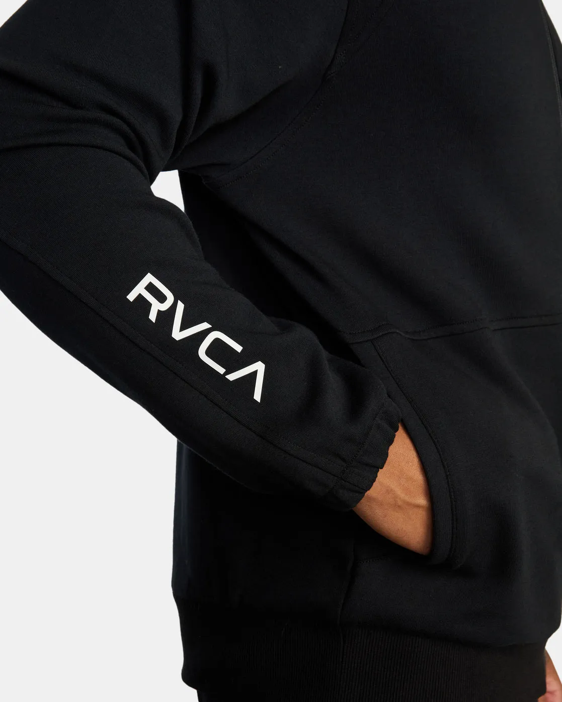 Tech Zip-Up Fleece Hoodie II - Black