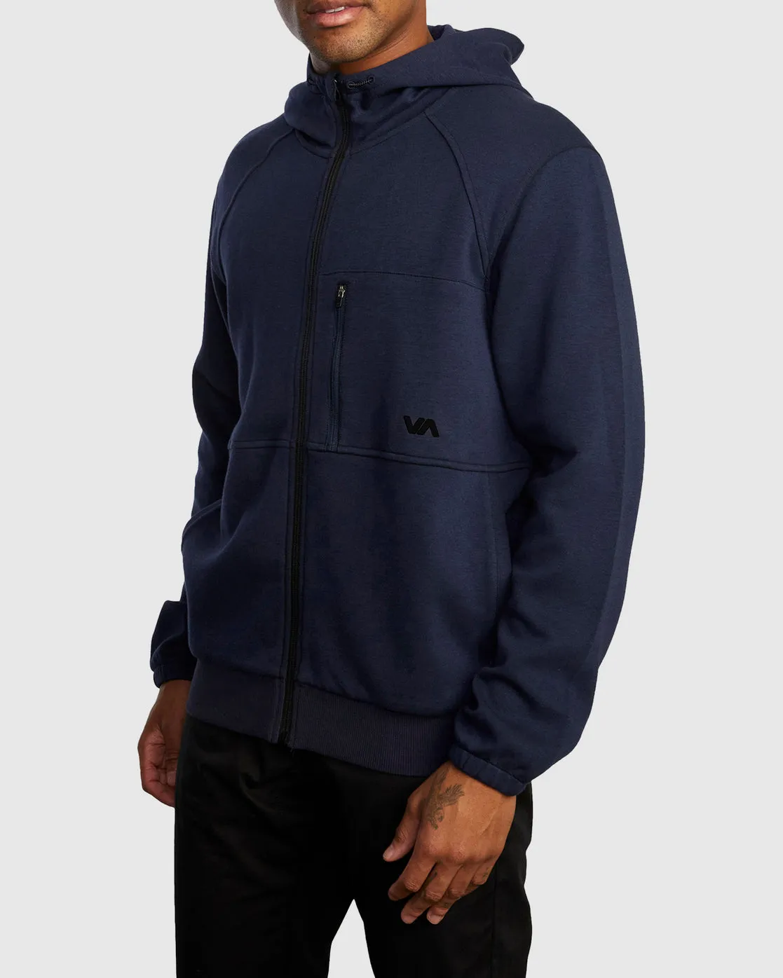 Tech Zip-Up Fleece Hoodie II - Navy