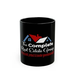 The Complete Real Estate Group Planner 11oz Black Coffee Mug