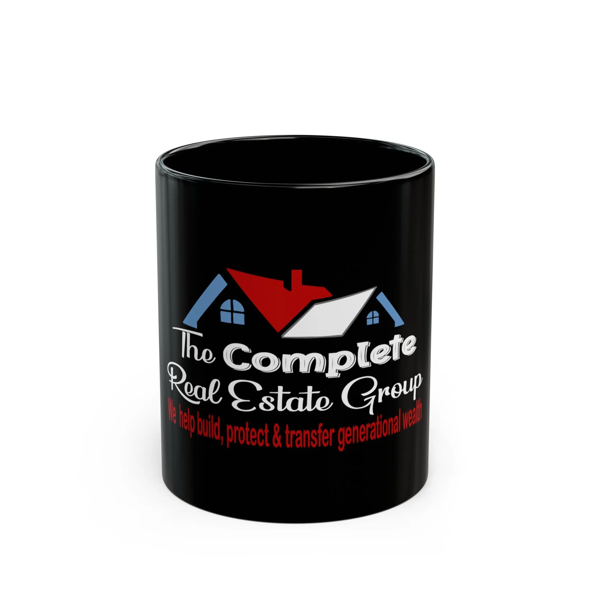 The Complete Real Estate Group Planner 11oz Black Coffee Mug