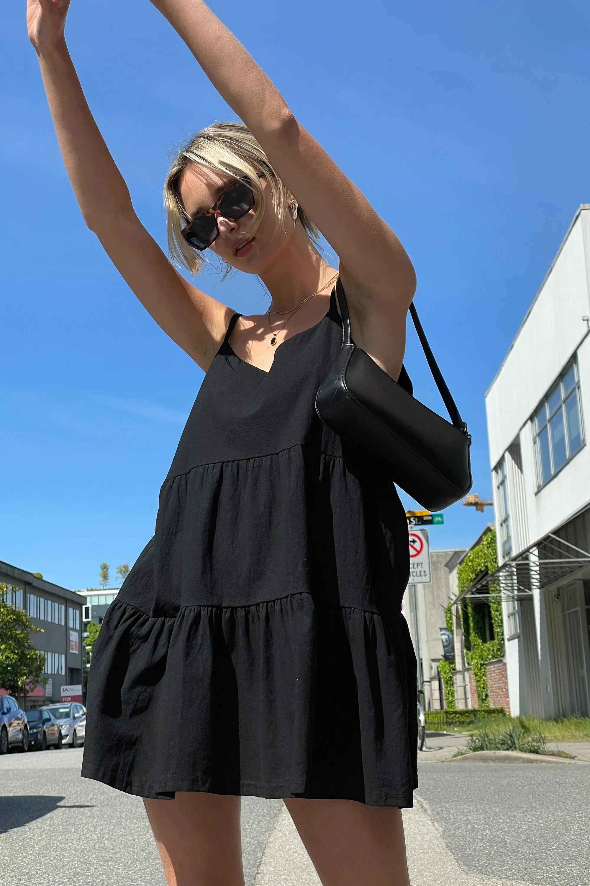 TIERED MINI DRESS