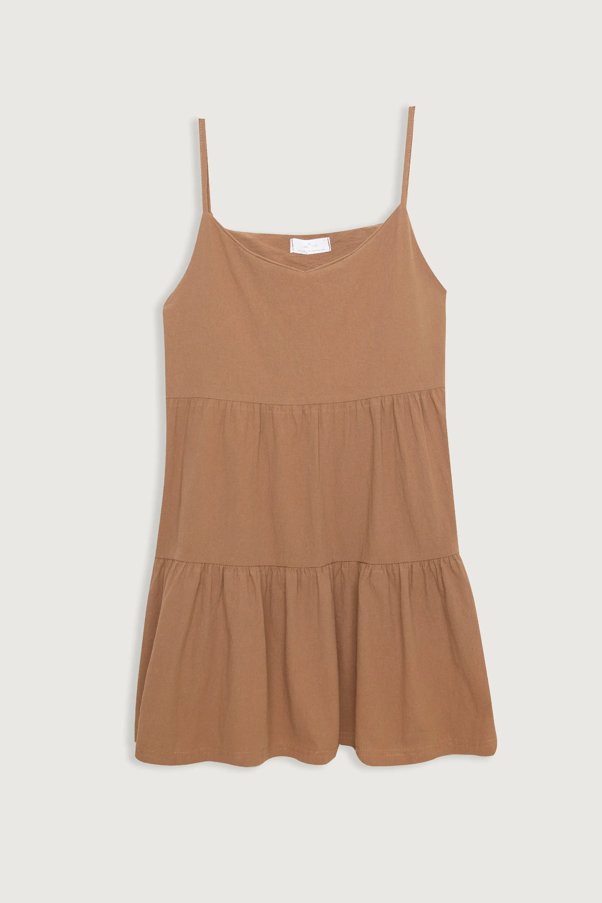 TIERED MINI DRESS